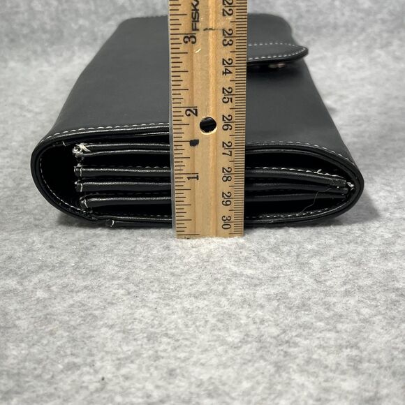 Mary Kay Consultant Travel Wallet Organizer Black Floral 3 pc Crossbody Passport - Picture 15 of 16